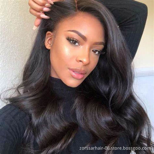 Top Selling Raw Indian 13*4 Lace Front Wig Human Hair Body Wave Single Donor Indian Virgin Hair Lace Frontal Double Drawn Wig